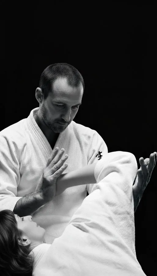 Sébastien Place, Dojo Cho et professeur principal du Kasshin Dojo, à Soignies (accessible depuis Enghien)